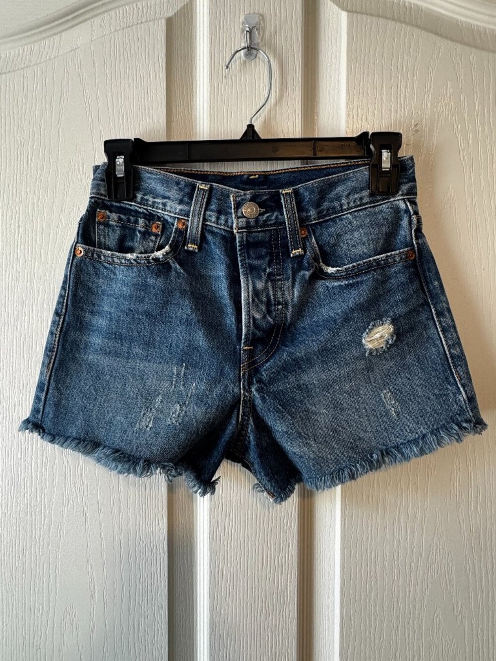 Levi button-fly jean shorts